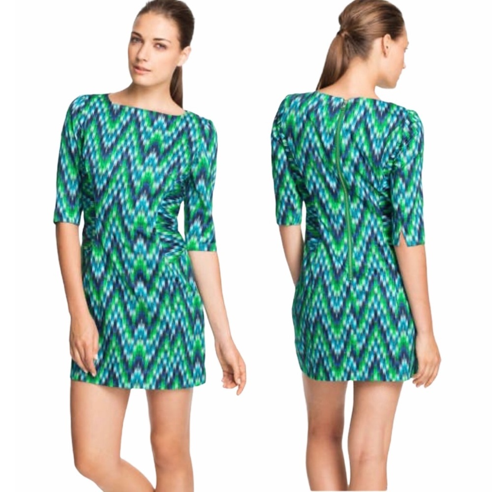 MILLY Carina Stretch Cotton Sheath Dress